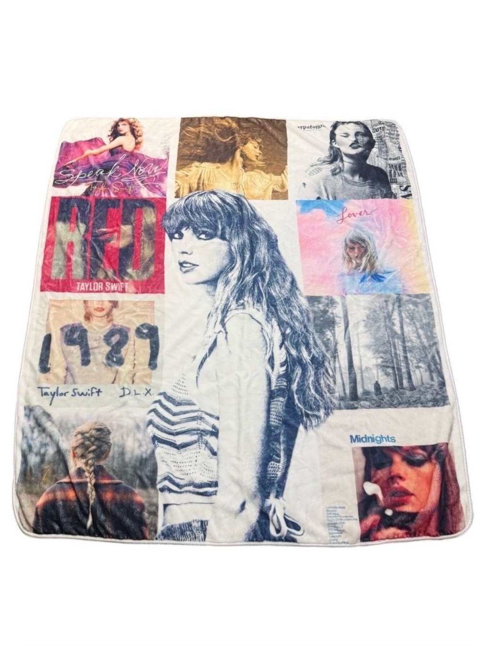 Taylor Swift The Eras Tour Fan Art Blanket Throw Blanket 
 Soft Sensory Friendly